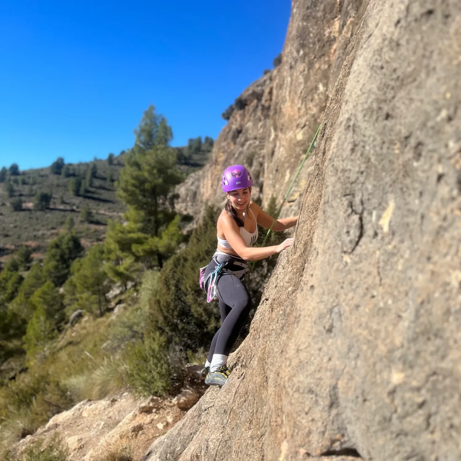 Iniciación a la escalada en Ayna
